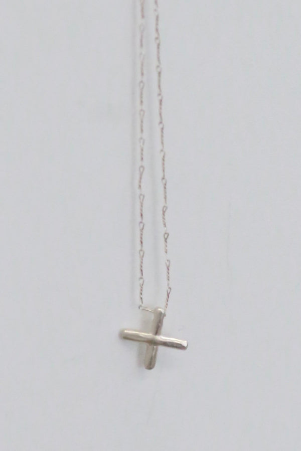 m.a+ Maurizio Amadei 925 silver necklace series MA-AC40/C5 AG-YIN-F cross 40CM AC40/C5 AG PM209